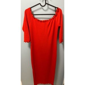 💋Heart & Hips Long Red Dress